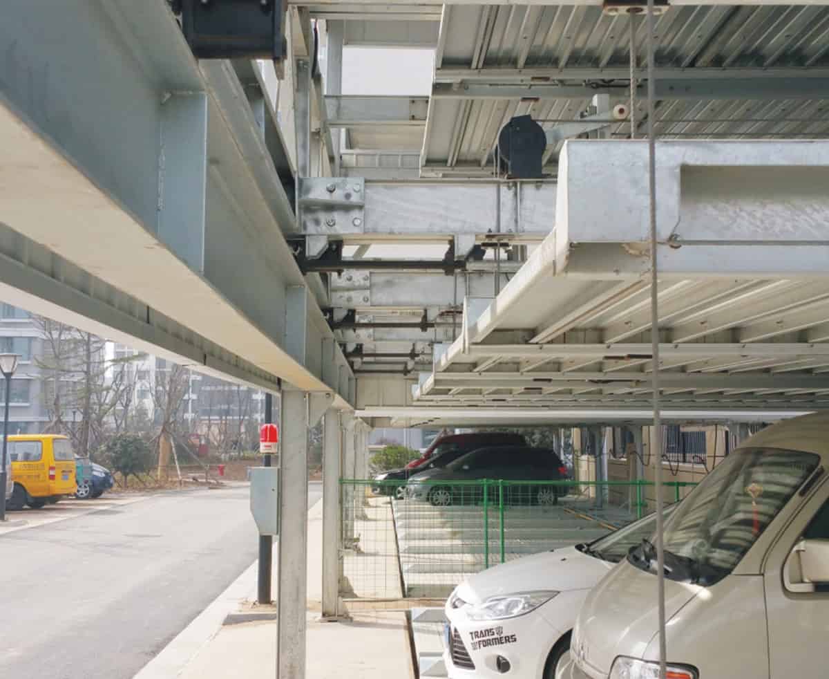 PSH2單列二層升降橫移立體車庫設備